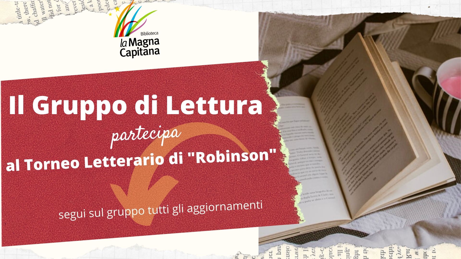 Il gruppo di lettura della Biblioteca La Magna Capitana di Foggia partecipa al torneo letterario di Robinson